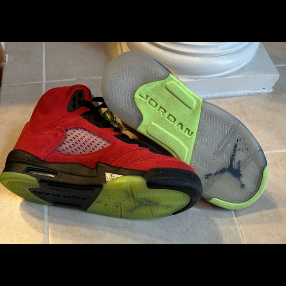 Jordan 5 Retro What The (GS) Good Condition! - Picture 3 of 6